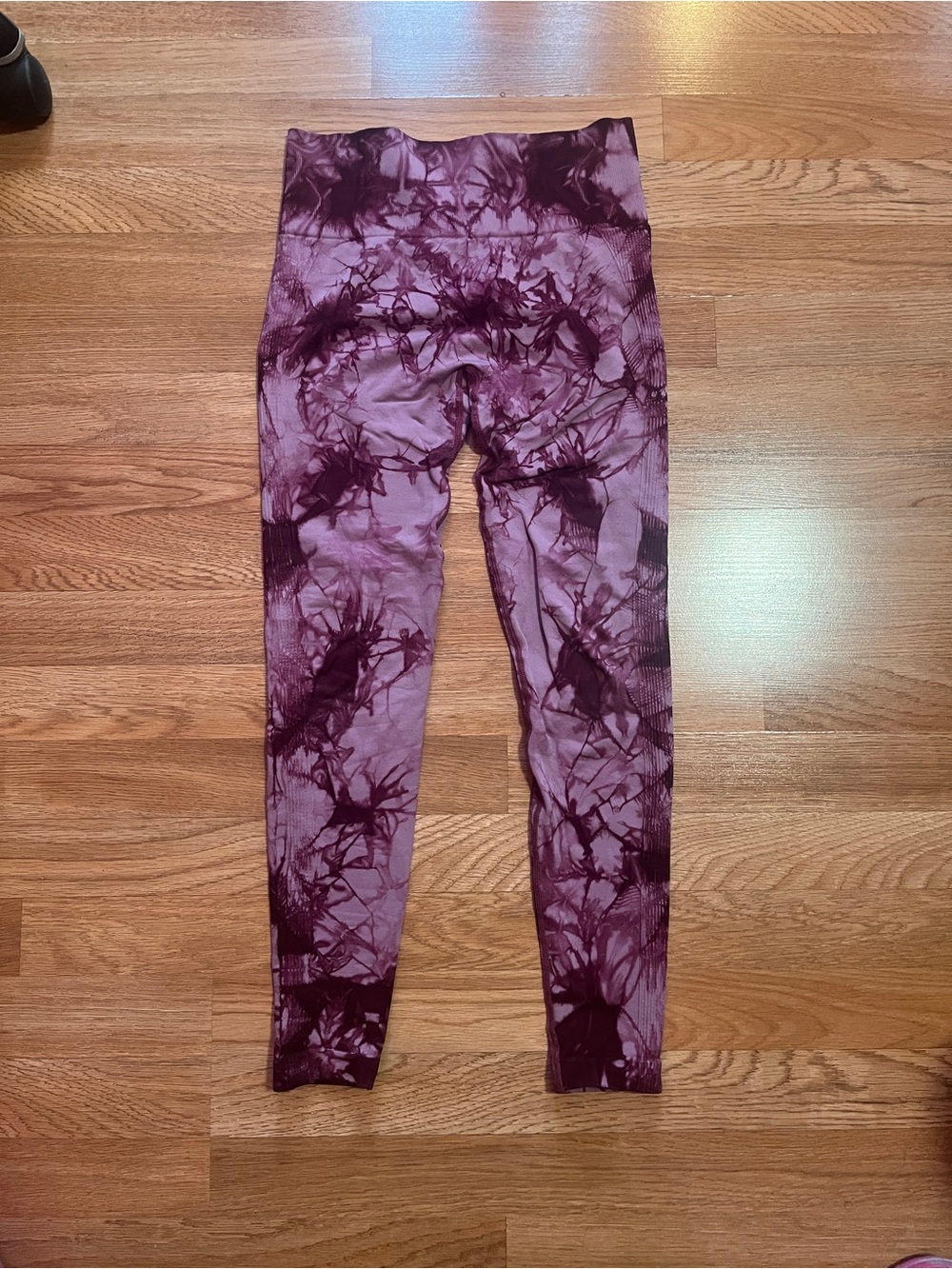 Purple Tie-Dye Leggings
